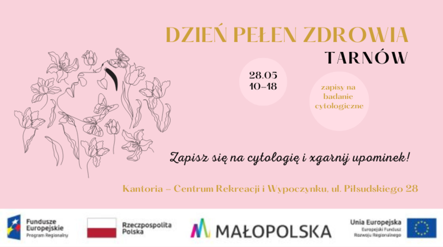 Plakat akcji "Dzień pełen zdrowia"